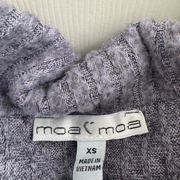 Women's Off-Shoulder purple Sweater - Picture 5 of 7